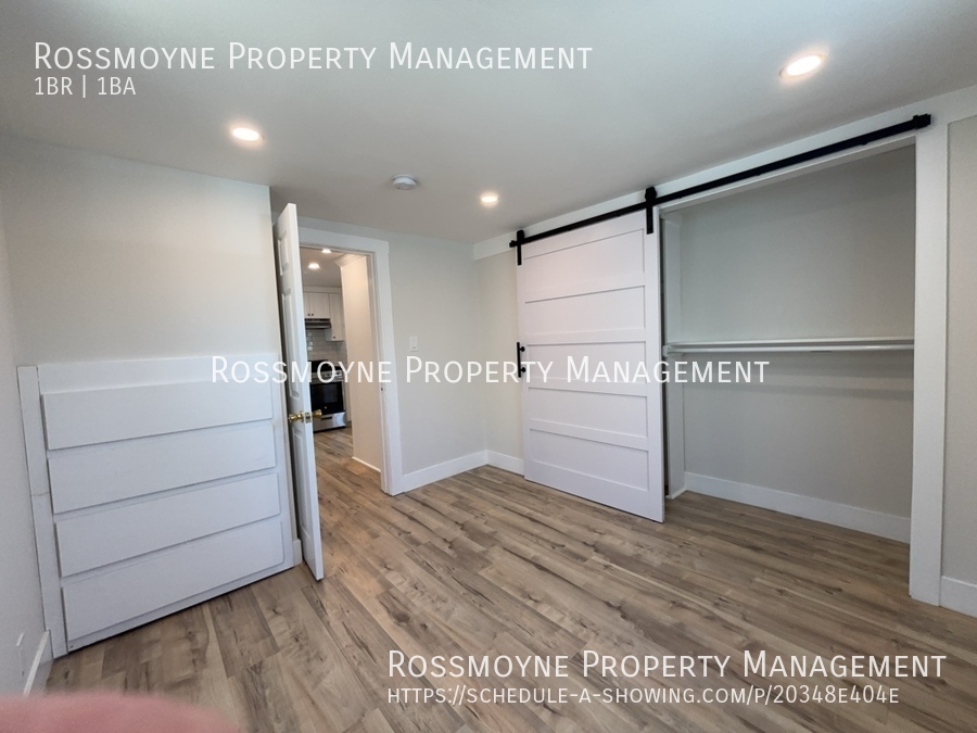 718 E. Chevy Chase Dr. - F Glendale closet with wood floors